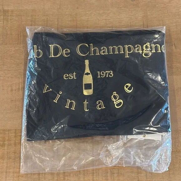 Show Me Your MuMu The Travis Tee Shirt Black Club De Champagne Medium NWT NEW - Picture 4 of 5